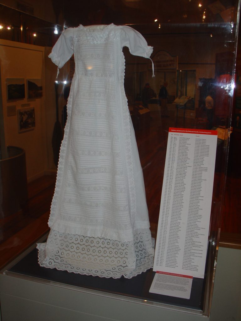 Velenski Baptismal Gown – Toitu Museum, Dunedin.